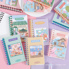 Notebook spiral creative cartoon student notebook cute animal message notebook diary